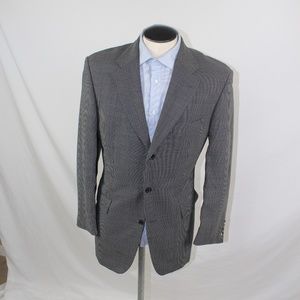 Hugo Boss gray 3 roll 2 button blazer 42L US